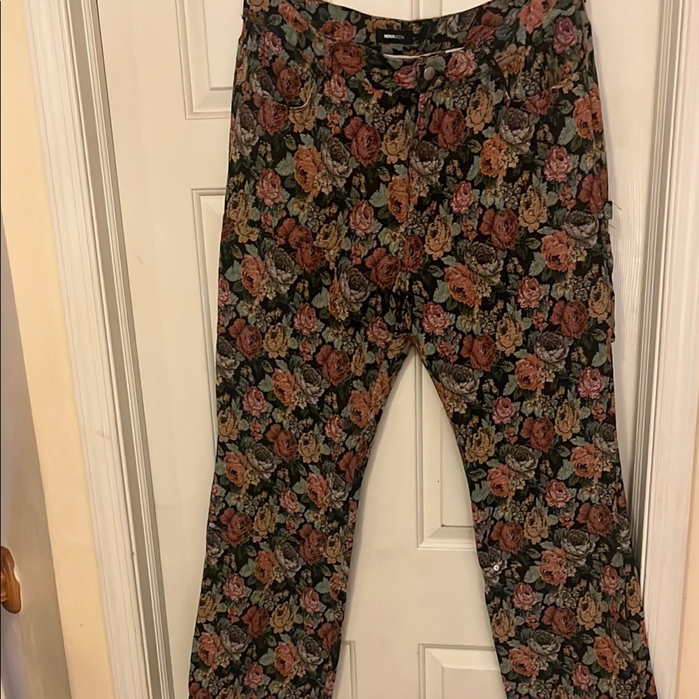 Floral Patterned Pants